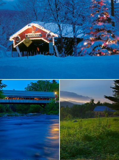 Jackson Falls in NH Foliage Season